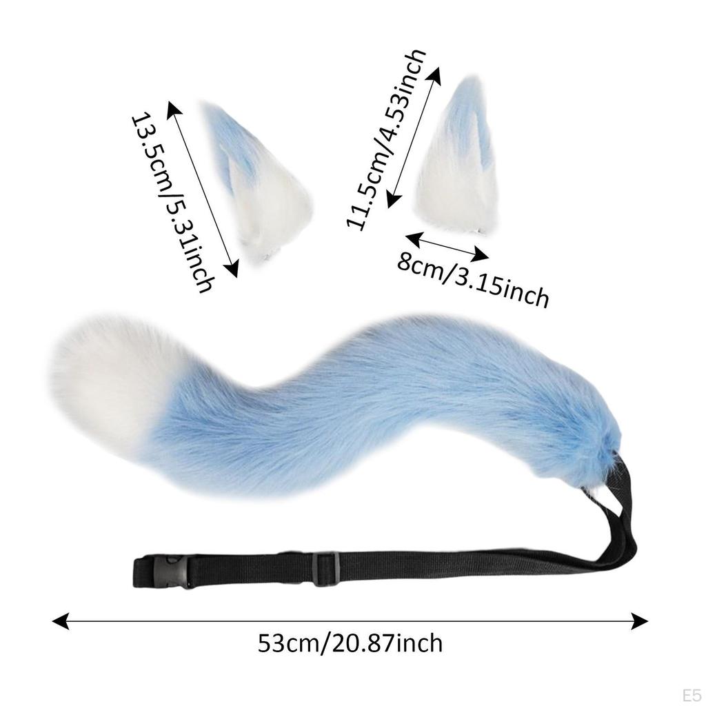 Ears Tail Cosplay for Party Adults Children