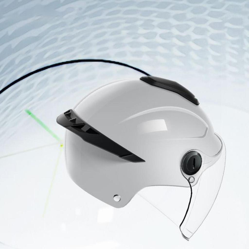 Motorcycle Helmets Motorcycle Half Face Helmet Protective Gear Double Visor Breathable Headgear For Street Motorbike Sportbike