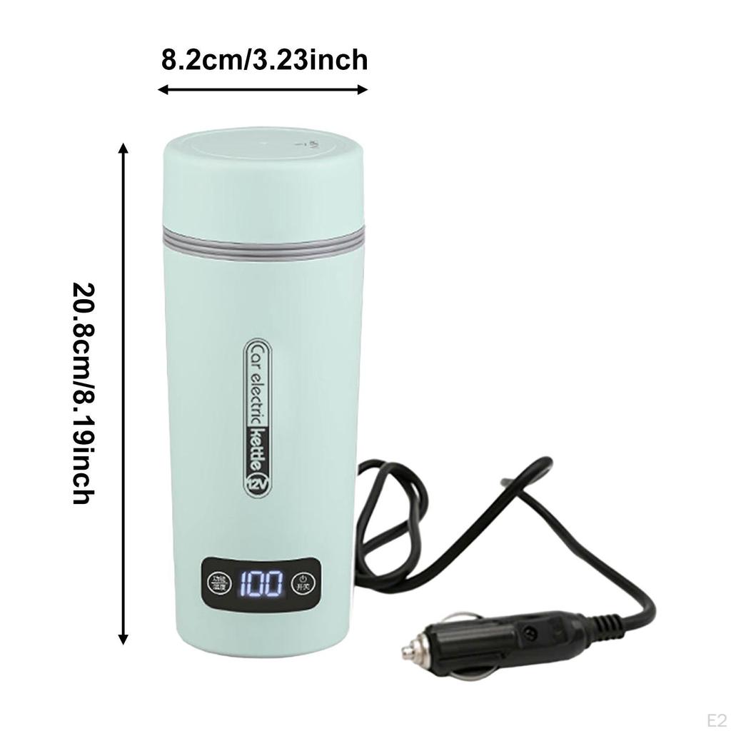 Auto Wasserkocher Heizbecher Kaffee Tee Digitale Temperaturanzeige Beheizter Reisebecher