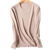 Women's Early Autumn V-Neck Long-Sleeve Loose Pullover Sweater