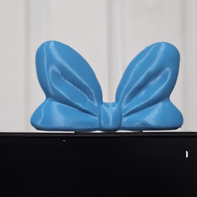 Bow-Shaped Screen Decorator Computer Monitor & Car Vent Decoration Stress Fidget For Girls, Plastic Ornament For Home Office