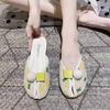 Fashion Rubber Women's Slippers and Ladies Sandals Flat Stylish Shoes Designer Luxury Summer Footwear Low Price Pvc New Style Vip Slides