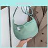 Vintage Chic Canvas Dumpling Shape Shoulder Bag With Zipper Pocket For Daily Use