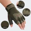 Taktische Outdoor-Handschuhe, Herren- und Damen-Halbfinger-Motorrad-Übungs-Fitness-Radfahren-Jagd-Fitnesshandschuhe