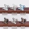 10pcs Zinc Alloy Corner Code Right Angle L-Shaped Support Connector With Screw Furniture Angle Bracket For Chairs Tables