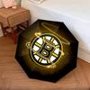 Boston Bruins Pattern, Automatic Folding Umbrella, Portable and Foldable Design, 8 Ribs, a Christmas or Birthday Gift.