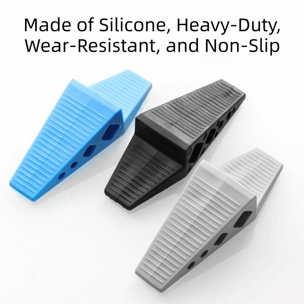 New Silicone Material Door Stopper Anti-Collision Hidden Design Floor Holder Reusable Non-Slip Wedge Doorstop Bedroom