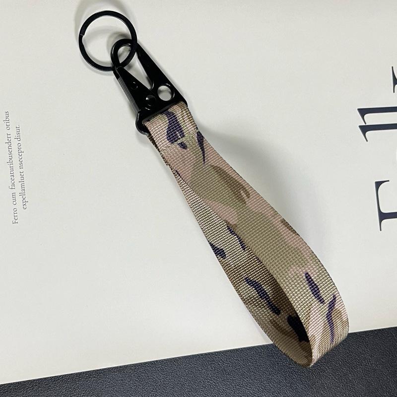 Multi-functional Camouflage Keychain: Outdoor, Travel, and Mountaineering Lanyard Pendant