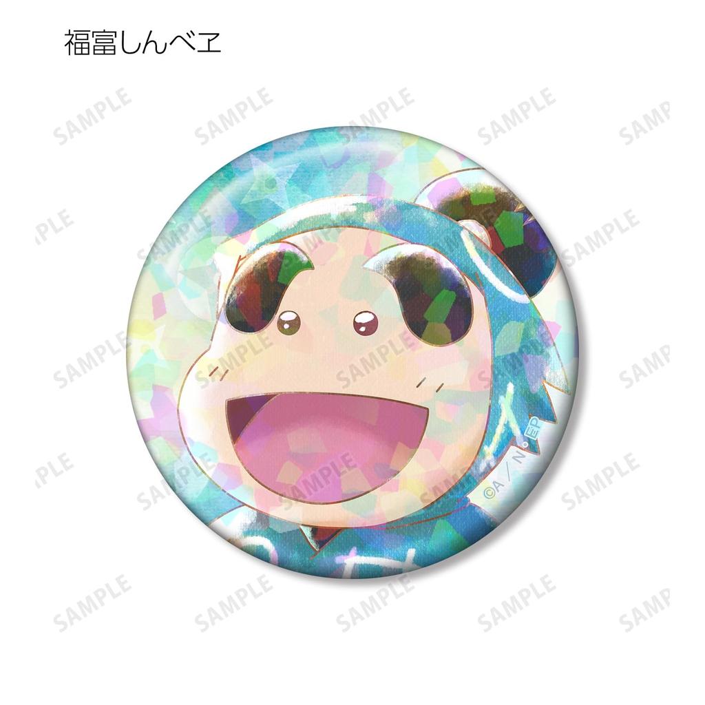 Nintama Rantaro Trading Ani Art aqua label Hologram Can Badge Box ver.B 11-Piece