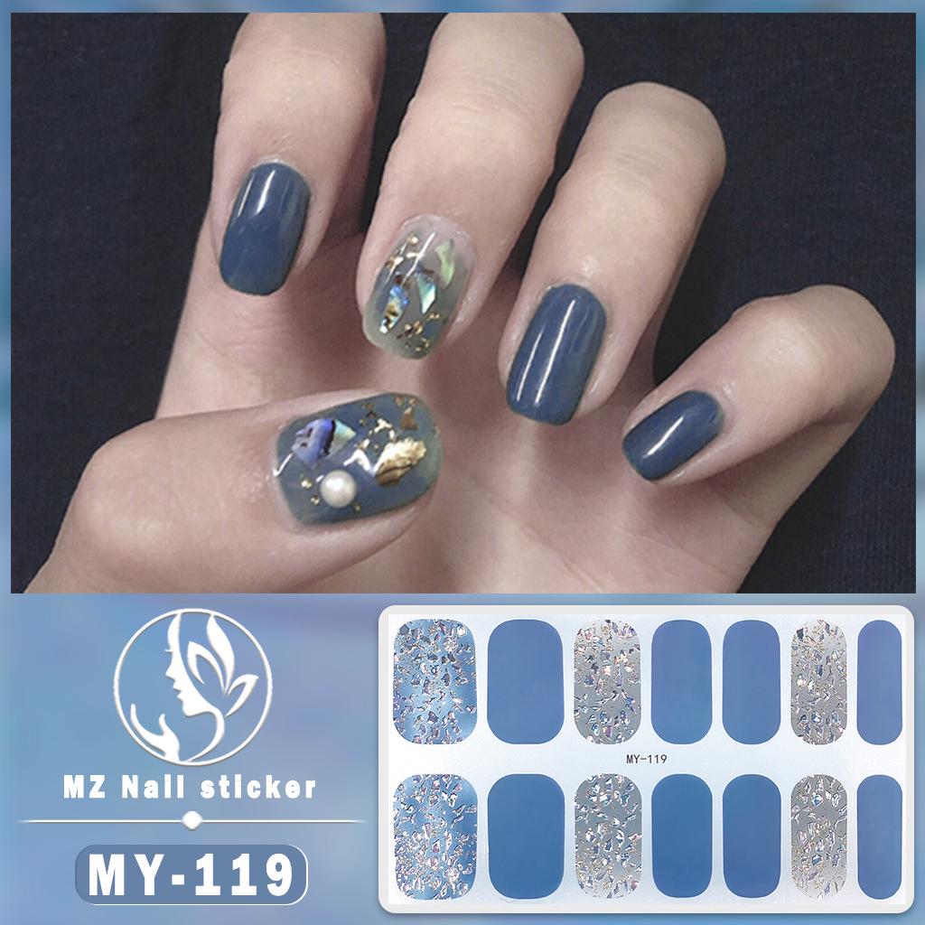 3D Waterproof Gel Nail Polish Film – Diamond & Laser Nail Art Stickers