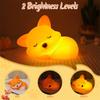 Little Fox Night Light USB Charging Model Bedroom Ambient Bedside Lamp Creative Cartoon Rechargeable Dimmable Timer Night Light