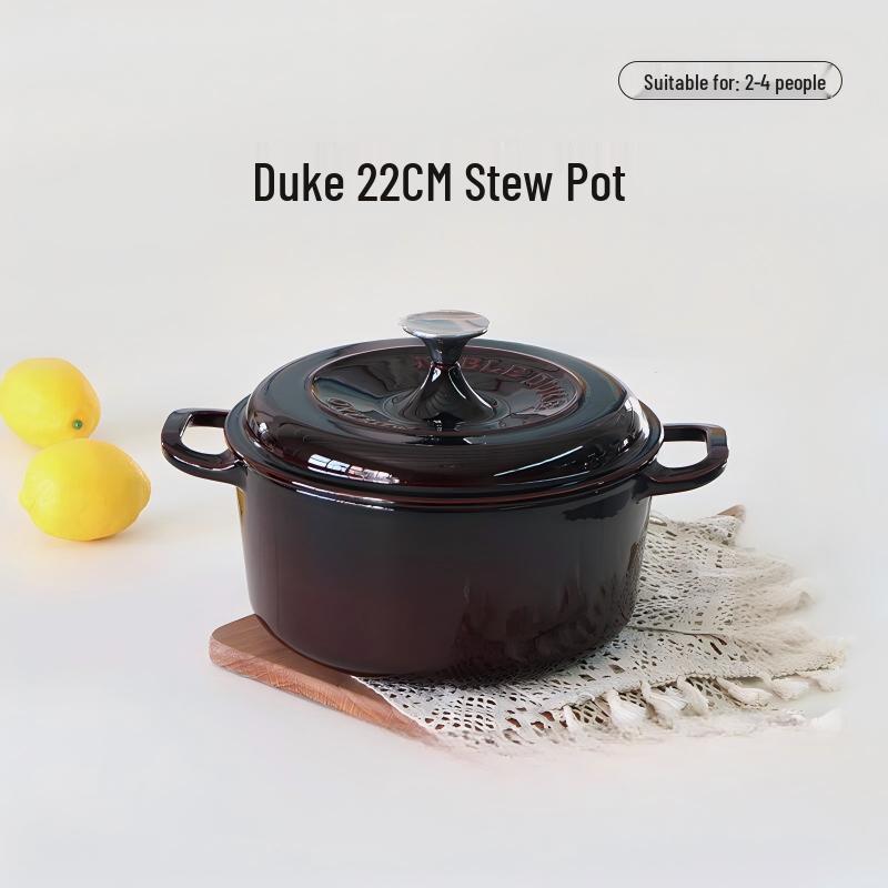 QULENO Duke 3.5L Enamel Cast Iron Pot