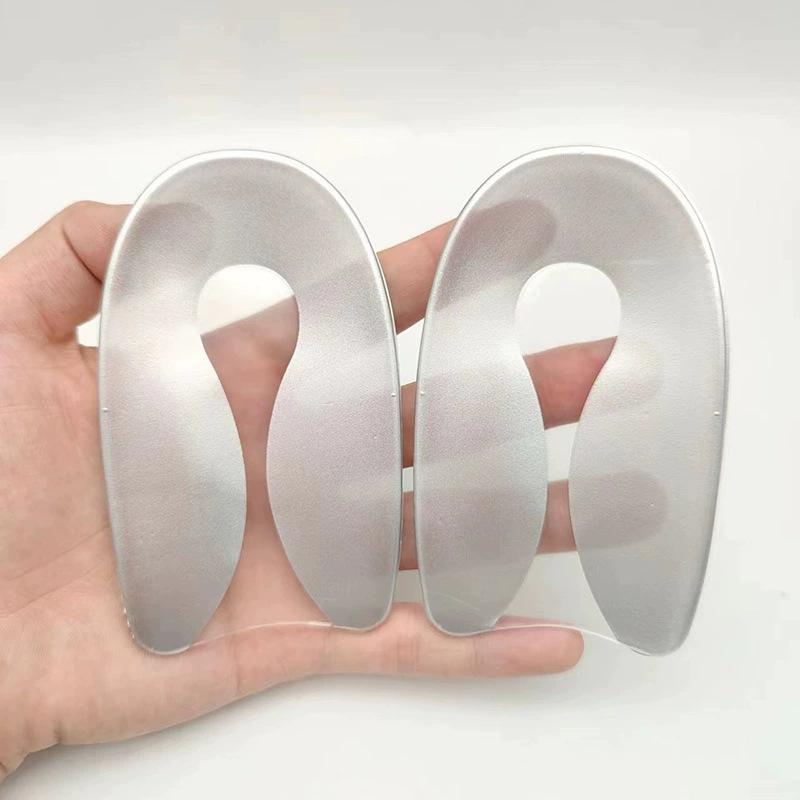 

Силиконовая U-образная подушечка под пятку для снятия воспаления S：35-38 серебряный