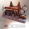 Book Nook - Kit DIY a construire Maquette 3D Serre Livre - Rue de New York Nookland - 22 x 14 x 14 cm