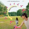 Nostalgic Toys: Glowing Soft Return Boomerang Frisbee for Kids - Luminous Outdoor Fun