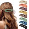8 Piezas Pinzas Planas Grandes Pinzas de Garra de Cocodrilo Mate Para Cabello Grueso/Fino