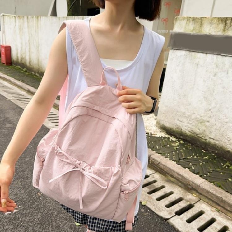 Multipurpose School Bag Large Capacity Nylon Backpack Ergonomic Daypack Laptop Bag Rucksack for Everyday Use