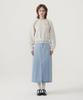 COVERNAT WOMAN Denim Long Skirt Light Blue
