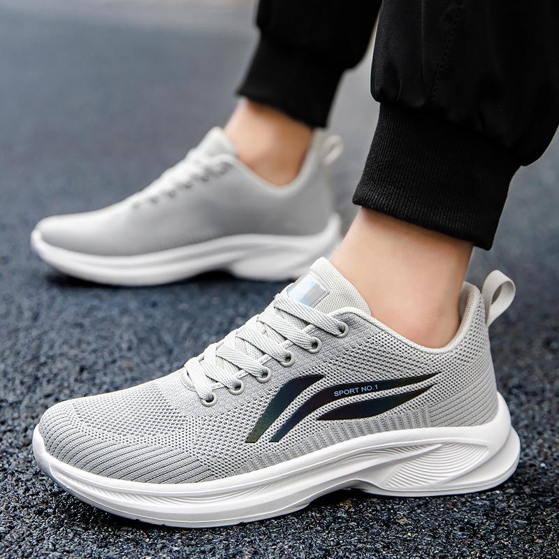 Mesh shoes spring and summer new thick-soled thin single shoes youth simple and comfortable sports shoes