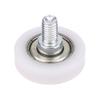 1Pc 6*26*7 M6 External Thread Arc Spherical Convex Wheel Stainless Steel Screw Bearing Roller Door Window Track Accessories