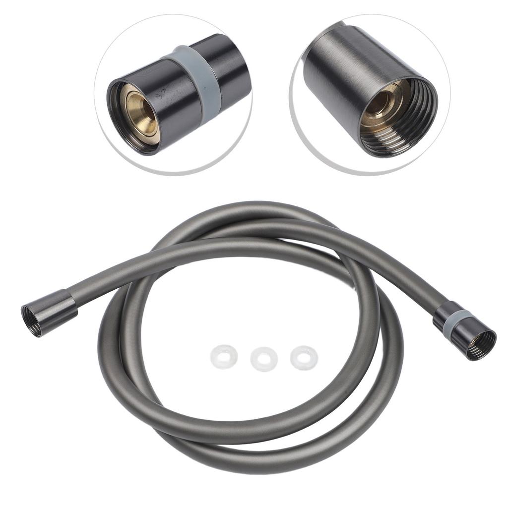 High Pressure 15M Silicone Shower Hose for Bathroom Faucets and Showerheads