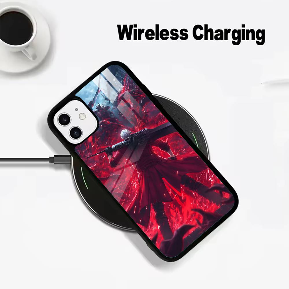 D- Dante Devil May C-Cry 2- -DMC2 Wireless Charging Phone Case Compatible with iPhone 17/16/15/14/13/12/11