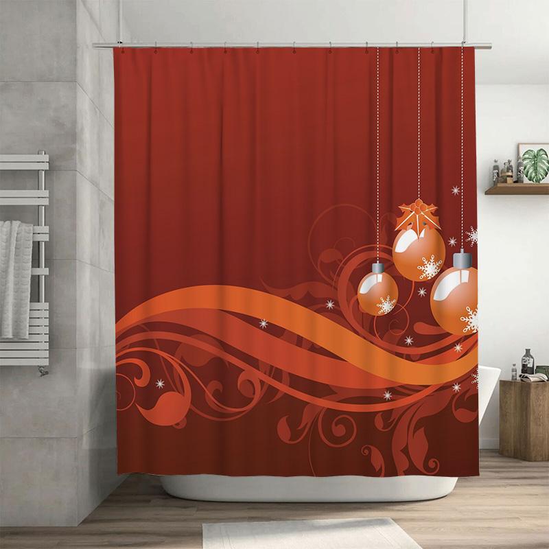 

Tu Elegant Shower Curtain Waterproof Vintage Floral Pattern Bathroom Decor Washable Liner Backdrop Artistic Home Textile W60H190(CM)-1 Pcs