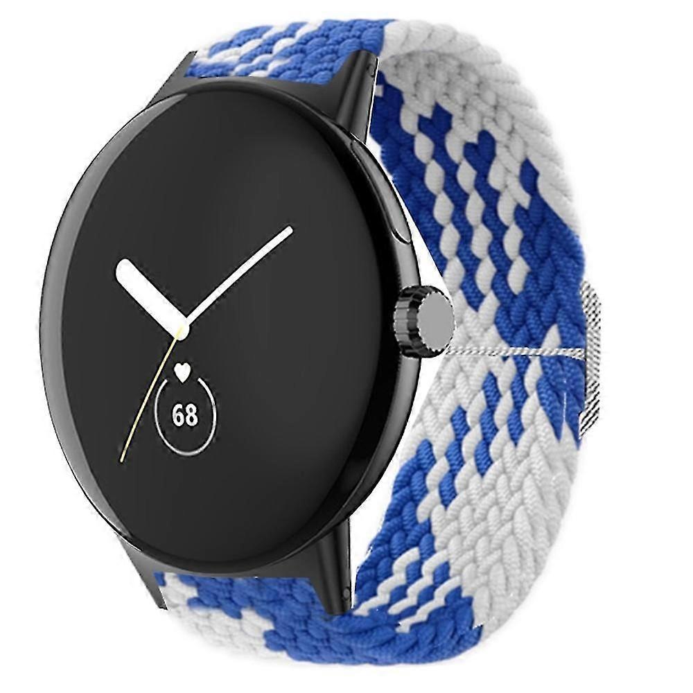 Weave Nylon Strap For Google Pixel Watch Band Rainbow Color Bracelet Replacement Designed