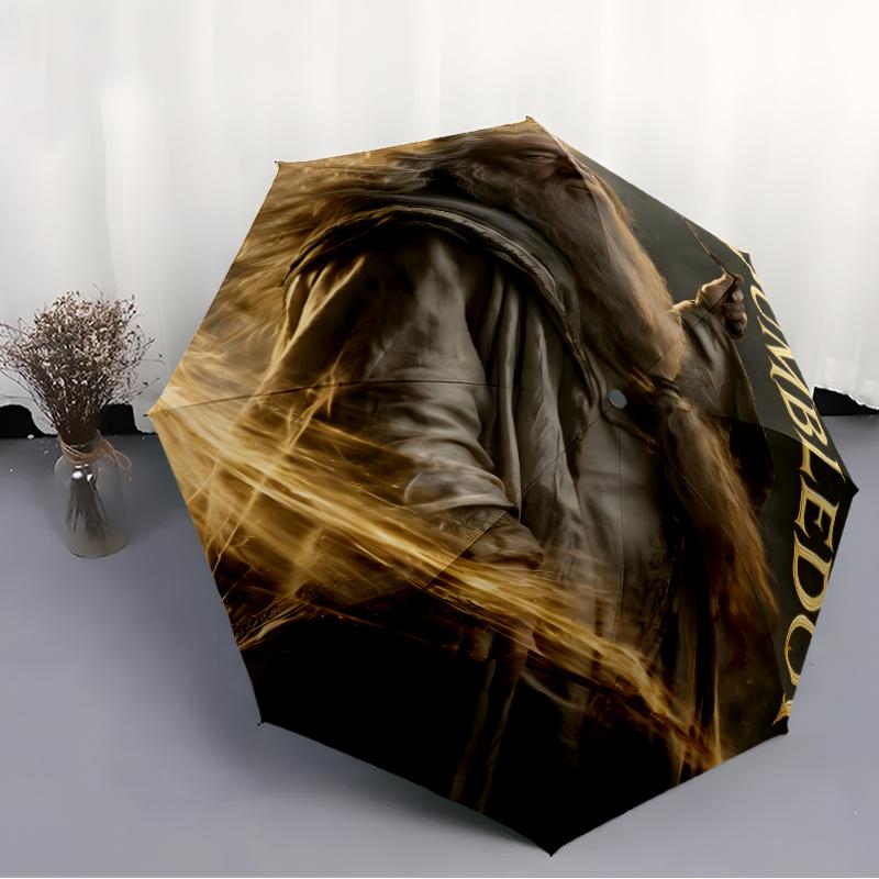 1pc H-Hogwarts Umbrella, Sun Protection, And UV Shielding. It Has Eight Sturdy Ribs for Outdoor Use And Perfect As a Holiday Gift