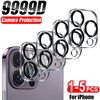 1/3/5PCS Back Camera Len Tempered Glass For iPhone 13 Mini For iPhone 13 14 15 16 Pro Max Plus Len Screen Protectors Glass Film 4