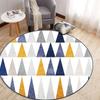 Nordic Round Carpet Cloak Room Computer Swivel Chair Mat Home Bedroom Bedside Mat