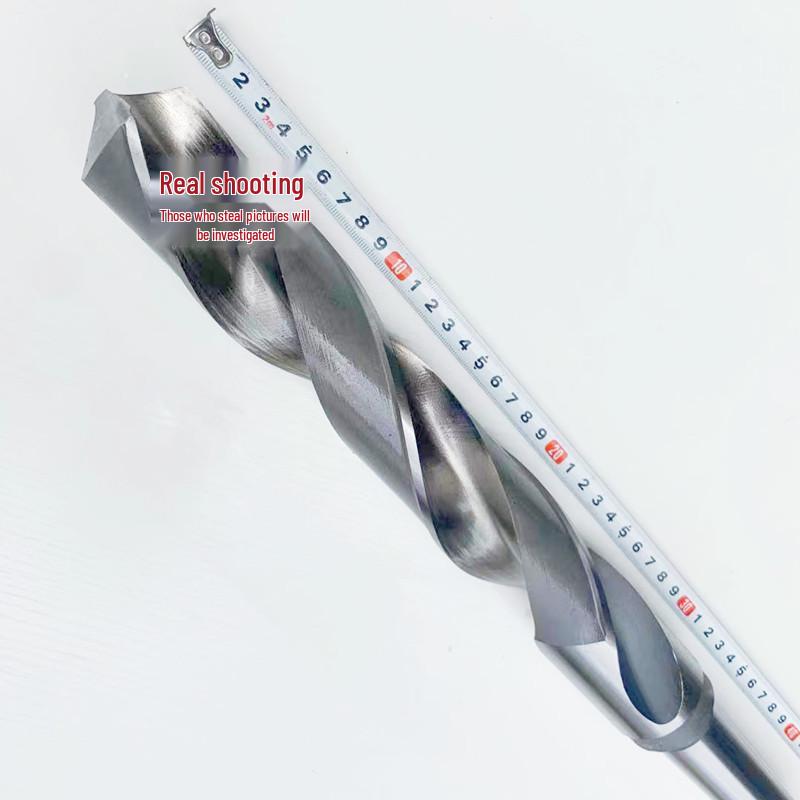 6542 Stainless Steel Super Hard Extra Long Taper Shank Twist Drill Bit for Deep Hole Lathe, 76-82*800