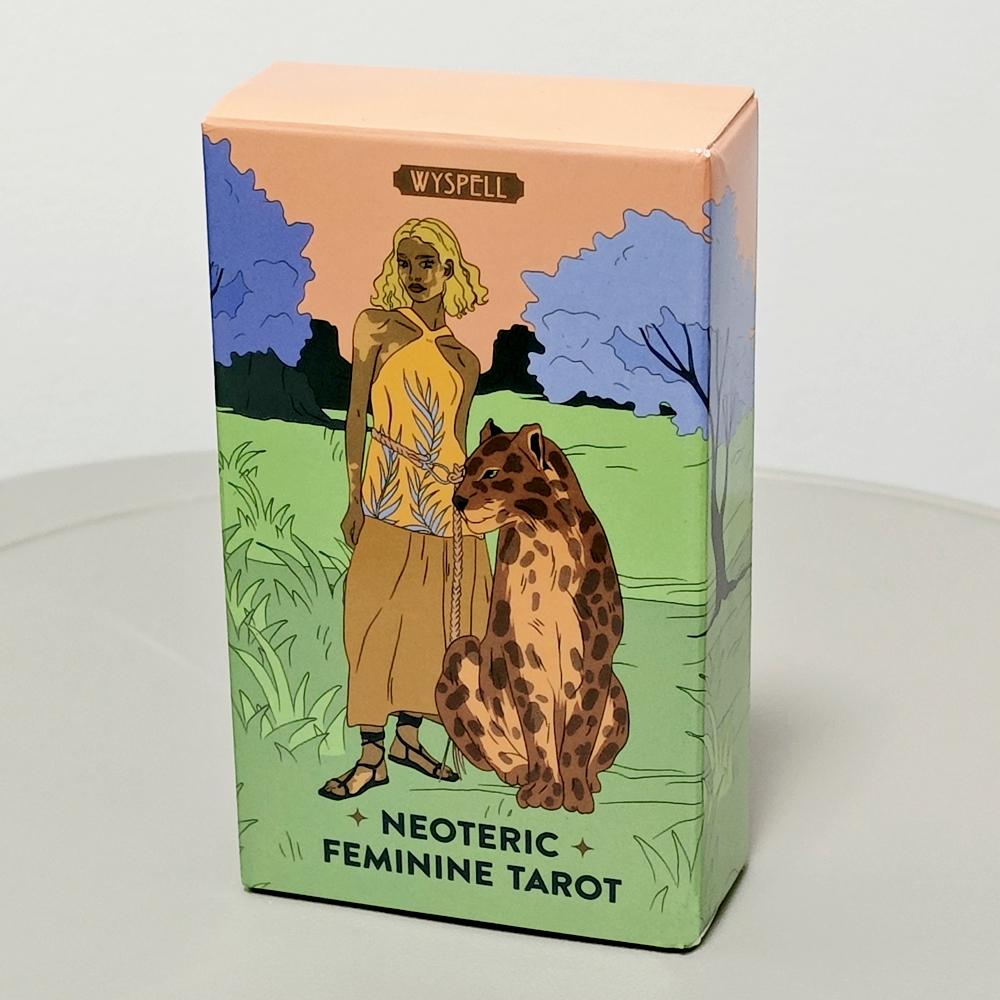 Neoterisches Feminines Tarot-Deck 10,3*6cm – 78 Stück Moderne Randlose Tarotkarten