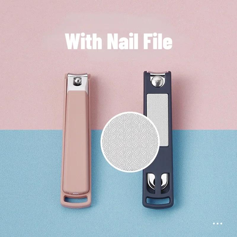 Nail Scissors Anti-splash Nail Clippers Single Large Mouth Cover Decoration Nail Clippers German Household 1PCS Drop Shipping
