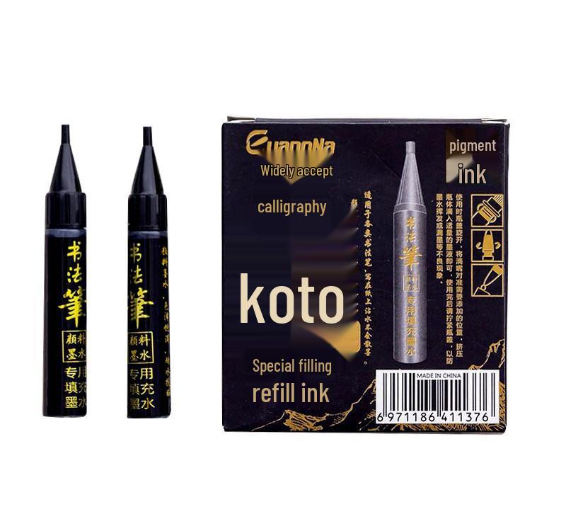 Beautiful Creative Calligraphy Pen - Refillable Ink, Soft Kai Tip, Own Nib