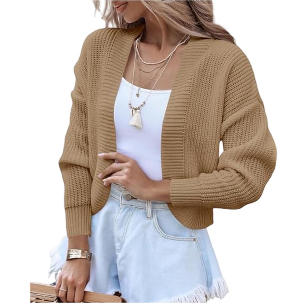 Women's Solid-color Fashionable Long-sleeved Top Coat