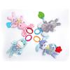 Hot Sale Newborn Baby Plush Stroller Toys Baby Rattles Mobiles Cartoon Animal Hanging Bell Educational Baby Toys 0-12 Months