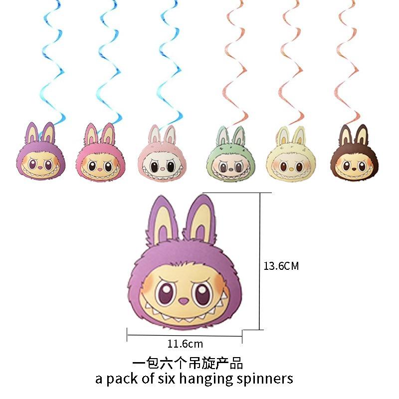New super cute birthday tableware party theme disposable paper plate tissue paper cup tablecloth flag cross