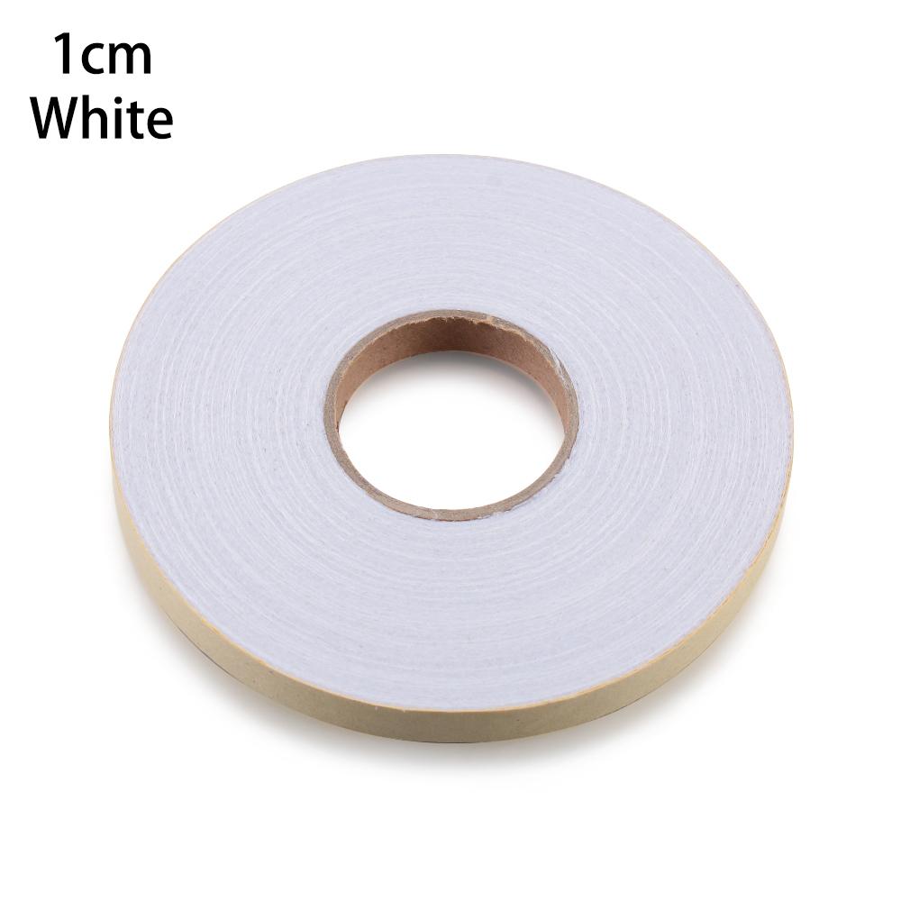 New 1Roll 50m 2/1/1.5cm Double-sided Wonder Web Iron On Hemming Tape Adhesive Fabric Roll Clothes Sewing Apparel Turn Up Hem