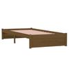 vidaXL Massivholzbett Honigbraun 90x190 Cm