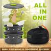 Highest Quality Non-Toxic Anodized Aluminum Camping Cookset  Mess Kit for Backpacking Gear Camp Kitchen Equipment
