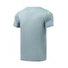 Li-Ning Simple Versatile Comfortable Round Neck Sports Short Sleeve T-Shirt Men Tops Forget-Me-Not-Blue ATSR293-4