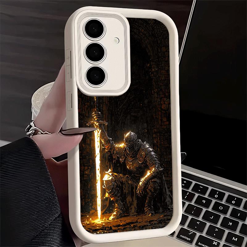 

Phone Case for Samsung Galaxy S26 S25 Ultra S24 FE D-Dark S-Souls Game Shell S23 Plus S22 + S21 S20 5G Soft Silicone Funda Samsung S26