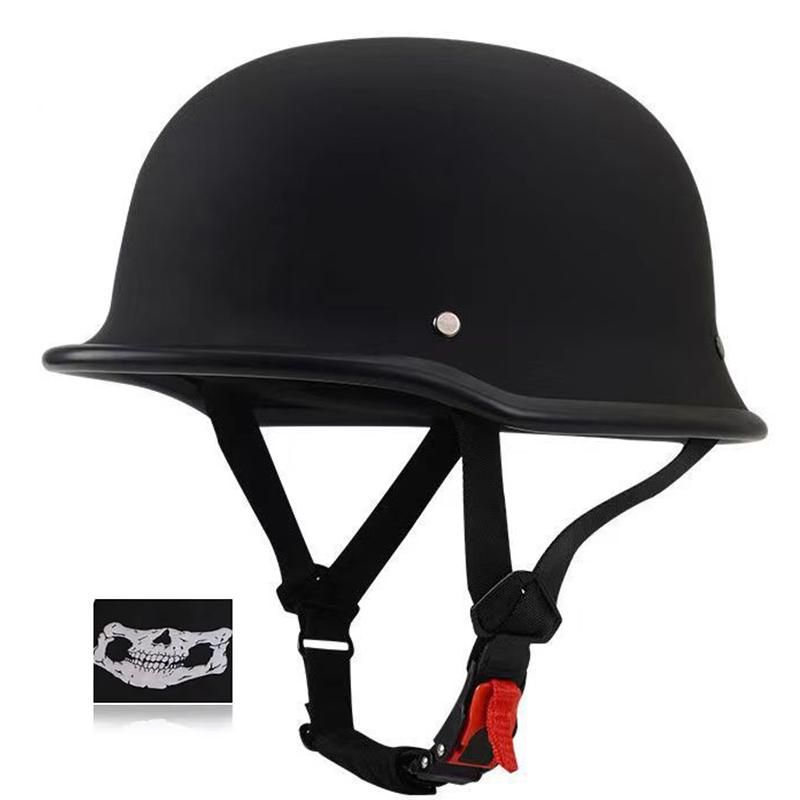 Motorcycle Helmet Retro German Vintage Moto Helmet Half Face Riding Casco Moto Helmet ECE DOT Approved Capacete Moto Equipment