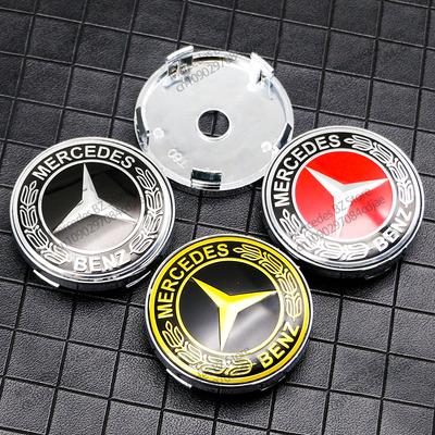 4Pcs 56mm 60mm Car Wheel Center Hub Caps Badge Rim Cover Emblem Sickers For MERCEDES BENZ AMG W212 W218 W241 W246 C180 C200 W204