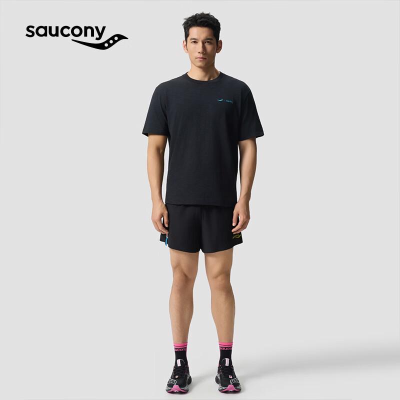 SAUCONY Men's 2026 Summer Running Training Short Sleeve T-Shirt