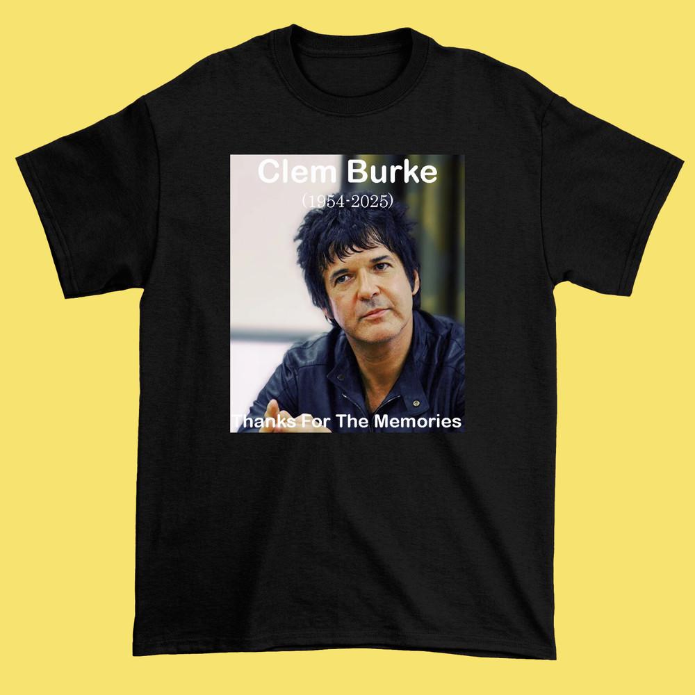 Thank you Memories Clem Burke Black Shirt Unisex All size HRN16 Unisex T-Shirt XL