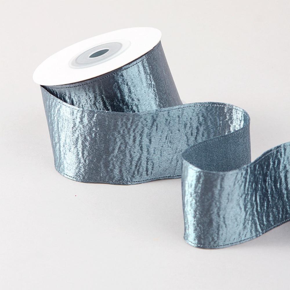 

2.5cm 10 Yards Velvet Ribbon Single Sided Metallic Luster Glitter Ribbon Gloss Glitter Double Sided Chiffon Ribbon Hair Bows 10 yards