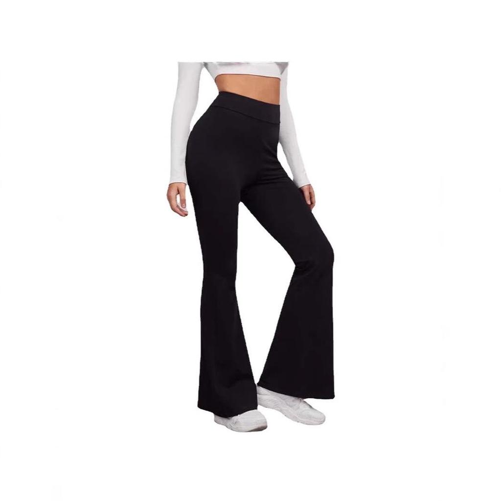 Women's Spring/Summer High-Waisted Slimming Yoga Pants - Micro-Flare Casual
