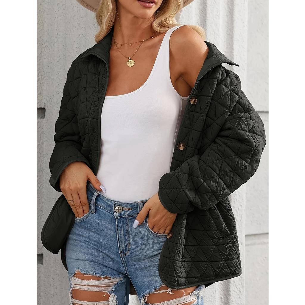 Women's Coat With Pockets And Lapel Warm Coat Tops Casual Coat